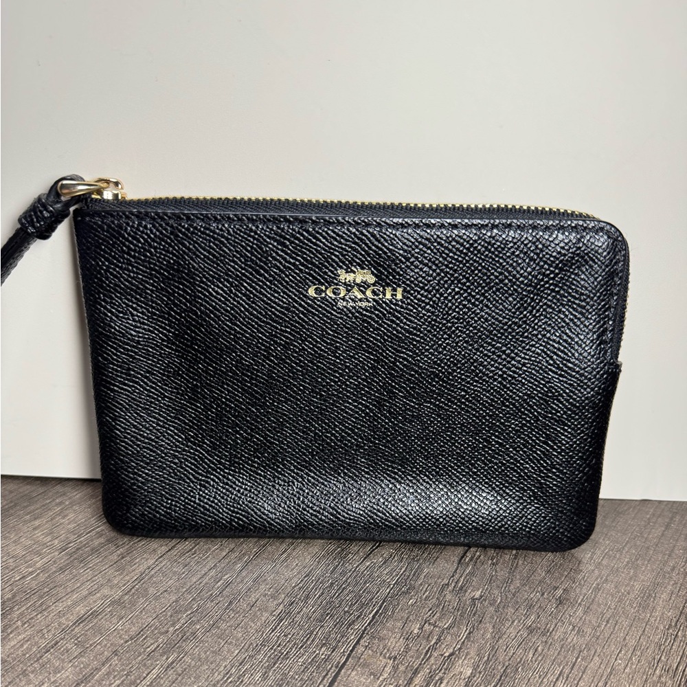 Coach Black Wristlet